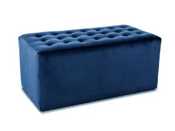 Pufa LORI 2 VELVET granatowa