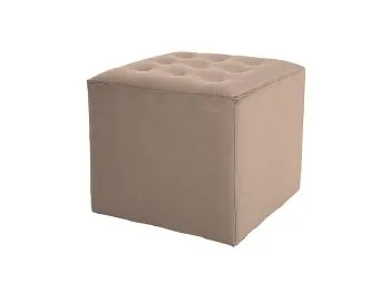 Pufa LORI VELVET beżowa