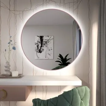 Lustro okrągłe ARTIS LED 100cm kolor ramki do wyboru