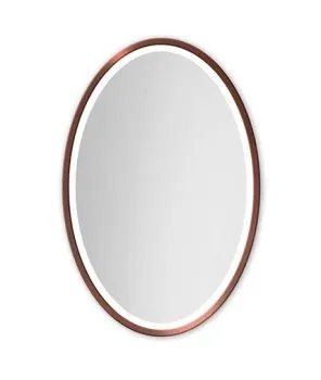 Lustro łazienkowe OVAL 60x90 z oświetleniem LED EXCLUSIVE