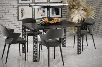 Stół rozkładany MATIO 130(265)x80 beton ciemny