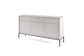 Komoda MILONA 3D3S 154 cm szara mat