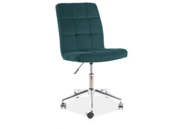 Fotel dla dziecka Q-020 VELVET zielony
