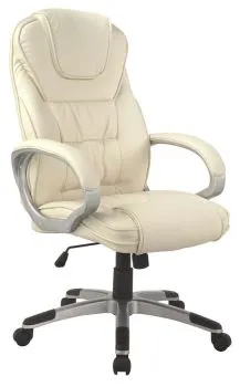 Fotel biurowy Q-031 beżowy