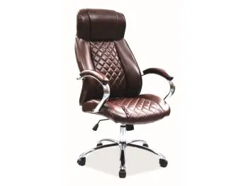 Fotel biurowy Q-557 brązowy