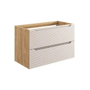Szafka pod umywalkę OCEAN BEIGE 82-90-2S 90cm dąb olejowany/beżowa