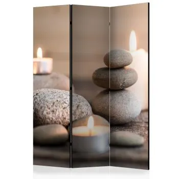 Parawan akustyczny Orient 135x172 cm 3-częściowy beżowy