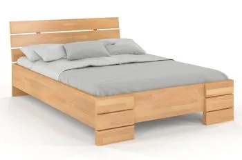Łóżko SANDEMO HIGH BC bukowe 200x200