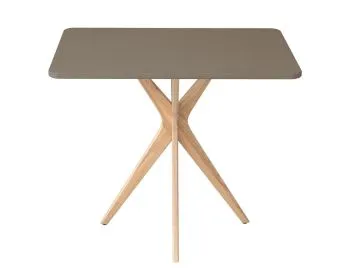Stół CUTTI 55x80 brązowy/jesion