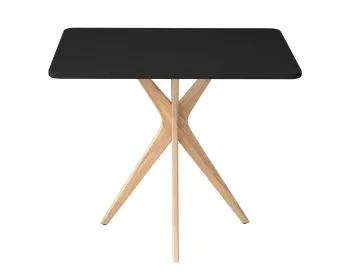 Stół CUTTI 55x80 czarny/jesion