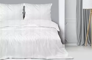 Poszwa Hotelowa SATYNA 200x200 biała Premium