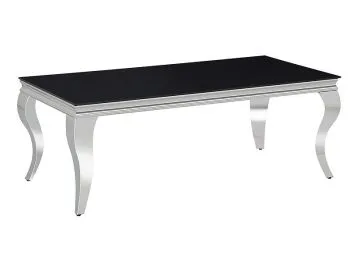 Ława PRINCE A 120x60 czarna/chrom