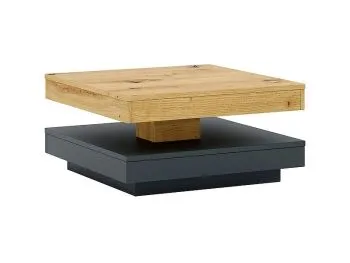 Ława COTTO 67x67 dąb artisan/antracyt
