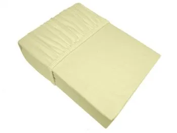 Prześcieradło z gumką Jersey Bielbaw 220x200 kremowe 160 g/m2 Premium