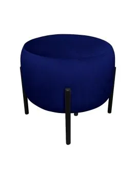 Pufa WILFRED MG VELVET granatowa