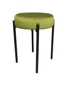 Taboret TORIN BL VELVET oliwkowy