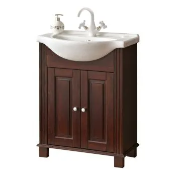 Szafka pod umywalkę RETRO 864 65 cm brązowa