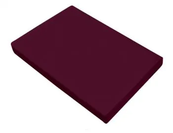 Prześcieradło satynowe 160x210 roan rouge bez gumki 240 nici na cal2 Premium