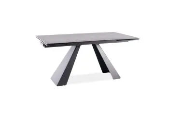 Stół rozkładany SALVADORE CERAMIC 160(240)x90 szary mat anthracite