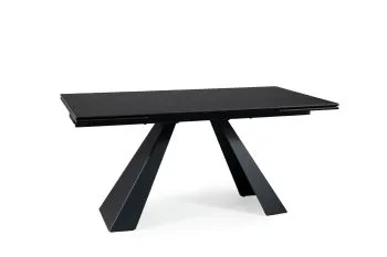 Stół rozkładany SALVADORE CERAMIC 160(240)x90 czarny sahara noir
