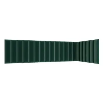 Zestaw 20 paneli tapicerowanych QUADRATTA 210x90x60 zielony