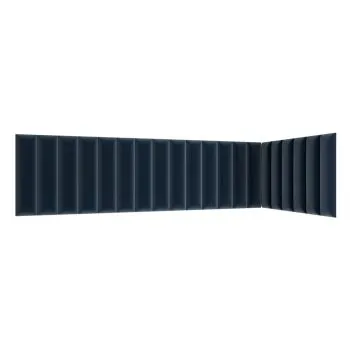 Zestaw 20 paneli tapicerowanych QUADRATTA 210x90x60 granatowy