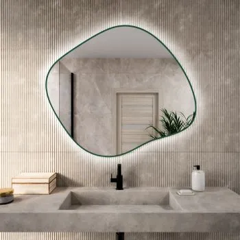 Lustro łazienkowe CLOUD COLORS LED 100x86cm kolor ramki do wyboru
