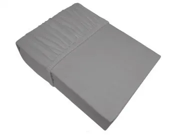 Prześcieradło z gumką frotte Bielbaw 140x200 stalowe