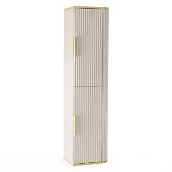 Szafka łazienkowa RIVELA 2D 40x160cm kaszmirowa