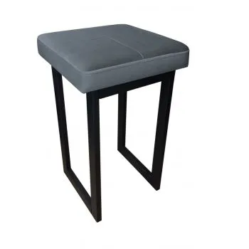 Taboret MAESTRO BL VELVET ciemno szary