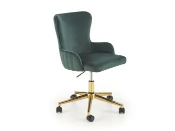 Fotel biurowy TIMOTEO VELVET zielony