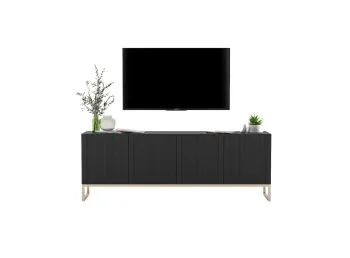 Szafka RTV TAL 150 czarna mat