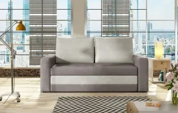 Sofa rozkładana z funkcją spania WAVE szara