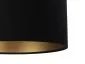 Lampa wisząca HOME 60 czarna/złota w kształcie walca | MIRAT. w stylu  kolekcja