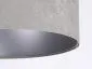 Lampa wisząca HOME 50 szara/srebrna walec do salonu | MIRAT. w stylu  kolekcja