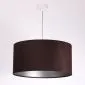 Lampa wisząca HOME 40 brązowa/srebrna nowoczesna polskiej produkcji | MIRAT. w stylu  kolekcja