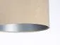 Lampa wisząca HOME 60 beżowa/srebrna w stylu glamour | MIRAT.