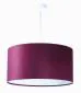 Lampa wisząca HOME 30 fioletowa/biała w stylu glamour | MIRAT.