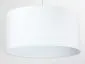 Lampa wisząca HOME 50 biała na 1 żarówkę walec | MIRAT.