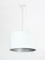 Lampa wisząca HOME 30 biała/srebrna polskiej produkcji nowoczesna | MIRAT.