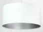 Lampa wisząca HOME 60 biała/srebrna ręcznie robiona polskiej produkcji | MIRAT.