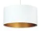 Lampa wisząca HOME 40 biała/złota welurowa polskiej produkcji | MIRAT.