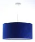 Lampa wisząca HOME 40 niebieska/biała polskiej produkcji do salonu | MIRAT.