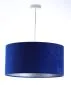Lampa wisząca HOME 40 niebieska/srebrna do jadalni nad stół | MIRAT.