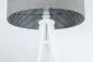 Lampa stojąca HOME 50 szara/biała z włącznikiem nożnym | MIRAT. w stylu  kolekcja