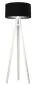 Lampa stojąca HOME 50 czarna/srebrna/biała z włącznikiem nożnym | MIRAT. w stylu kolekcja