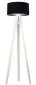 Lampa stojąca HOME 40 czarna/srebrna/biała do salonu | MIRAT. w stylu  kolekcja