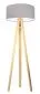 Lampa stojąca HOME 50 szara/biała/sosna do sypialni | MIRAT. w stylu  kolekcja