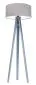 Lampa stojąca HOME 50 szara/biała/szara welurowa polska | MIRAT. w stylu  kolekcja
