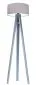 Lampa stojąca HOME 40 szara/biała/szara podłogowa do salonu | MIRAT. w stylu  kolekcja